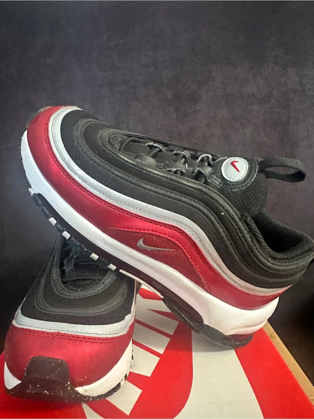 Nike Air Max 97 in Black, Red & White
